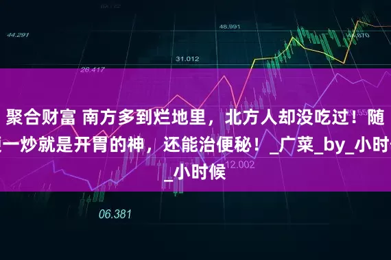 聚合财富 南方多到烂地里，北方人却没吃过！随便一炒就是开胃的神，还能治便秘！_广菜_by_小时候
