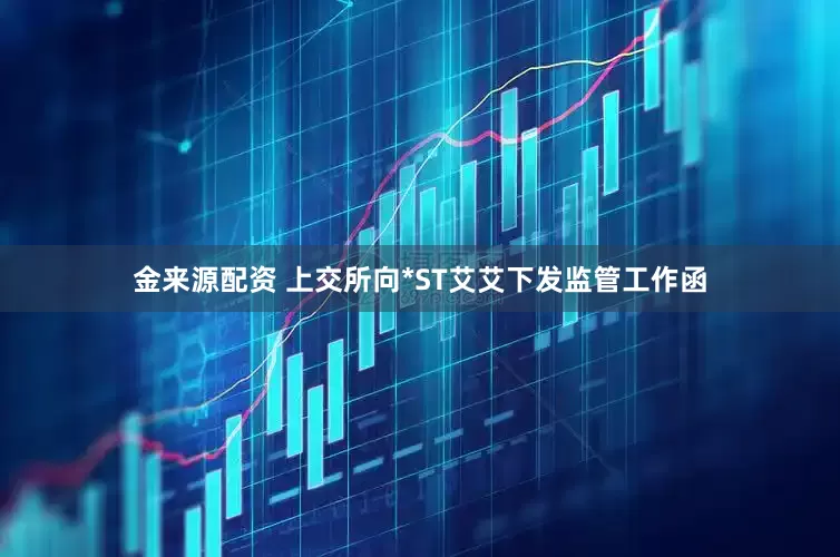 金来源配资 上交所向*ST艾艾下发监管工作函